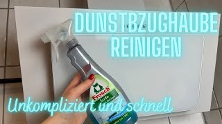 Dunstabzugshaube SCHNELL und EINFACH reinigen  Putz Anleitung für die Küche [upl. by Nylecsoj]