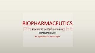 Factors affecting drug absorption part 2 biopharmaceutics pharmaknight [upl. by Acinor594]