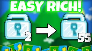 BEST PROFIT IN GROWTOPIA 2024 EASY DLS 🤑  Growtopia [upl. by Eniamej270]