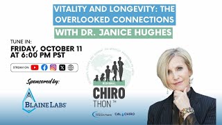 ChiroThon™ 2024  Vitality and Longevity The Overlooked Connections [upl. by Ydnew]