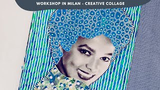 Creative Collage On Vintage Portrait Workshops [upl. by Ardekal]