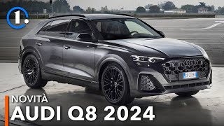 Audi Q8 2024 🇩🇪 Dal VIVO il SUV coupé premium aggiornato INTERNI MOTORI e PREZZI [upl. by Hollis]