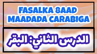 Fasalka Sideedaad Maaddada Carabiga [upl. by Adlitam558]