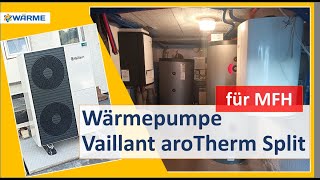 Wärmepumpe Vaillant aroTherm Split für ein Mehrfamilienhaus 260 m² in Wutöschingen [upl. by Pirzada]