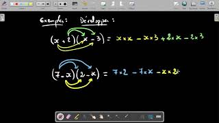 comment développer et factoriser une expression النشر والتعميل kxab [upl. by Rhodie]