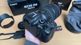 CANON EOS R6 MARK II UNBOXING [upl. by Coward130]