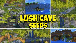 TOP 20 LUSH CAVE Seeds For Minecraft 121 Java amp Bedrock [upl. by Lechner]