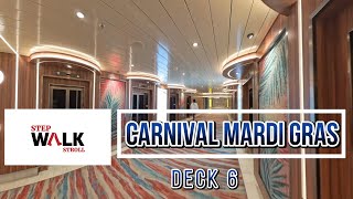 Carnival Mardi Gras  Deck 6 [upl. by Rafa945]