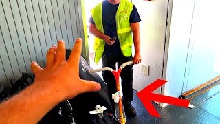 AIRPORT SECURITY TAKES MY SCOOTER [upl. by Lomax]