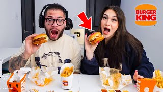 MindOfRez BURGER KING MUKBANG with Girlfriend [upl. by Fidole]