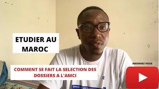 COMMENT SE FAIT LA SÉLECTION DES DOSSIERS A LAMCI [upl. by Ahsieit]