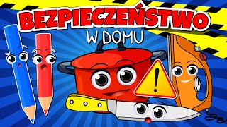 🚨⚠️ BEZPIECZEŃSTWO W DOMU ⚠️🚨 Film edukacyjny dla dzieci z Kredką [upl. by Fujio]