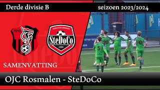 Samenvatting OJC Rosmalen  SteDoCo 020324 [upl. by Wurtz]