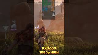 Horizon Zero Dawn Remastered RX 7600 amp i5 12400F 1080p HIGH [upl. by Eittol765]