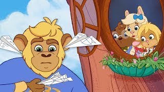 Zabezoo  Paper AirPlanes🛩️ Cartoon Shows For Kids  Stories For Kids [upl. by Notsur]