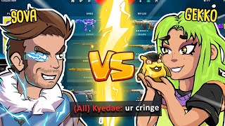 Team Kyedae vs Team Jonas in the ultimate Gekko showdown [upl. by Yendis]