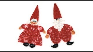 Mr amp Mrs Santa Quilling [upl. by Teuton]