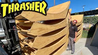 Building a Secret Ramp for Thrasher [upl. by Ennobe]