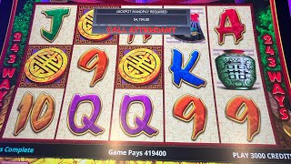 Handpay at Muckleshoot Casino Triple Fortune Dragon Rising [upl. by Neeloc]