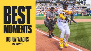 Joshua Palacios Best Moments of 2023  Pittsburgh Pirates [upl. by Worl]