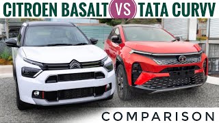 Tata Curvv vs Citroen Basalt 2024  Worth It  Tata Curvv vs Basalt Citroen  Tata Curvv 2024 [upl. by Oatis300]