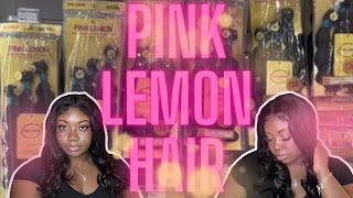 Pink Lemon Hair Review  BeautySupplyStore 14in 16in 18inKravedCocoa [upl. by Yojenitsirk]