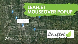 Leaflet Mouseover Popup [upl. by Inva568]