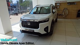 Honda Elevate Apex Edition  More luxurious  Malayalam walkaround [upl. by Vivle]