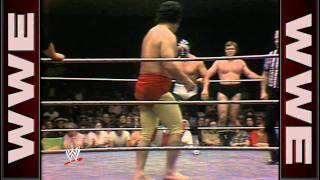 Mil Mascaras shows off his skills in a wild sixman brawl [upl. by Kcin]