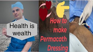 Permacath HD CATHdressing kaise kare How to change Permacath dressing [upl. by Ytsrik]