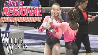 Whitney Bjerken  Level 9 Gymnastics Regional Championships [upl. by Ylurt]