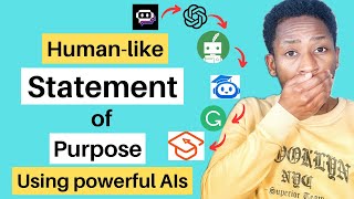 How to use several powerful AIs to craft a unique statement of purpose personal statement [upl. by Ruhtracam533]