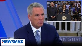 Kamala took the easy way out with Walz Kevin McCarthy  The Record with Greta Van Susteren [upl. by Anatol]