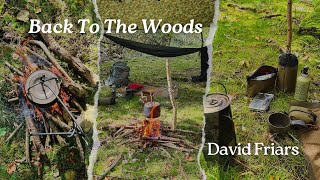 Back to the Woods  Belt Kit  Fire Lighting Feather Stick  Making the Most of it [upl. by Mccready82]