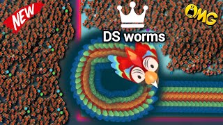 😱 I reached 100000 points in snake io gameplay🐍 New Feather Boa snake 🐍DS worms biggest snake [upl. by Melisandra]