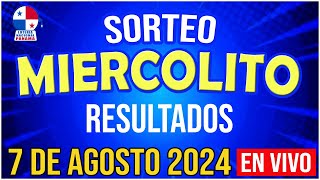 🔰🔰 EN VIVO SORTEO MIERCOLITO 7 de AGOSTO de 2024  Loteria Nacional de Panamá [upl. by Canice459]