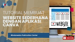 Tutorial Membuat Website Sederhana dengan Aplikasi Canva edukasi motivasi tugas proyek media [upl. by Clare]