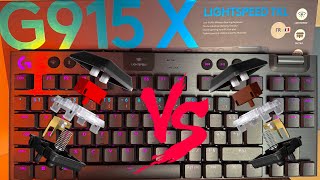 Logitech G915 x RED or BROWN switches [upl. by Nodaj]