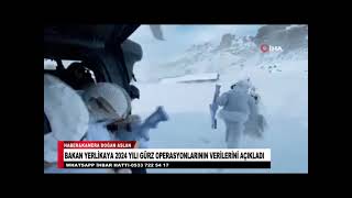 BAKAN YERLİKAYA 2024 YILI GÜRZ OPERASYONLARININ VERİLERİNİ AÇIKLADI [upl. by Rossie183]