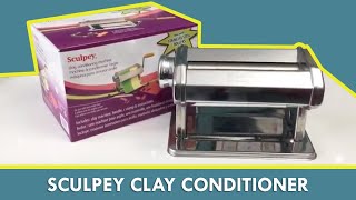 Sculpey CLAY CONDITIONING MACHINE  Unboxing amp Review [upl. by Yrtneg]