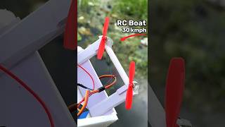 RC Air Boat using Drone Motor [upl. by Mahtal29]