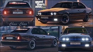 GTA 5  BMW M5 E34 OOM500  Giorgi Tevzadze [upl. by Earezed]