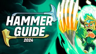 Brawlhalla Hammer Combos amp Gameplay Guide 2024 [upl. by Weisbart]