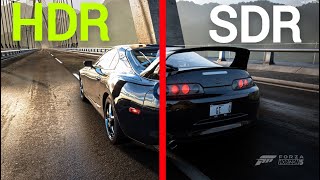 HDR VS SDR DIFFERENCE  GHOST IMAPCT  FORZA HORIZON 5 [upl. by Kushner854]