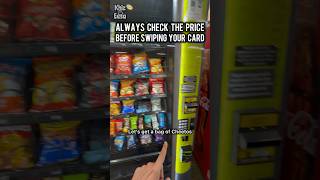 YOU WONT BELIEVE THE PRICE AT THIS AIRPORT VENDING MACHINE ALWAYS CHECK travel airport mistake [upl. by Aihcrop]