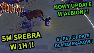 Albion Online  NOWY UPDATE  ZAROBIŁEM 5M SREBRA W 1H [upl. by Ainaled]