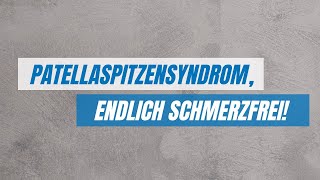 Patellaspitzensyndrom endlich schmerzfrei [upl. by Arodnap]