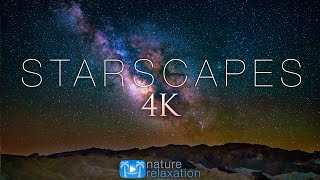 STARSCAPES 4K Stunning AstroLapse Ambient Film with Space Music for Deep Relaxation amp Sleep [upl. by Gilda786]