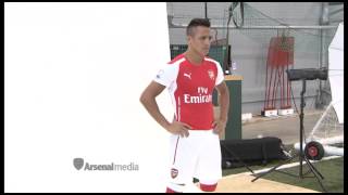 Alexis Sanchez first Arsenal interview [upl. by Irret]