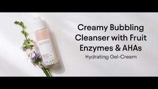 Alpyn Creamy Bubbling Cleanser with Fruit Enzymes amp AHAs  Removes Makeup Dirt  Refines Pores [upl. by Niamjneb]